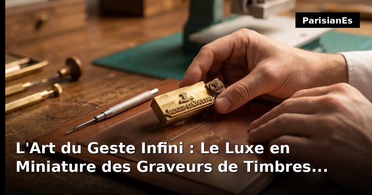 L'Art du Geste Infini : Le Luxe en Miniature des Graveurs de Timbres Français