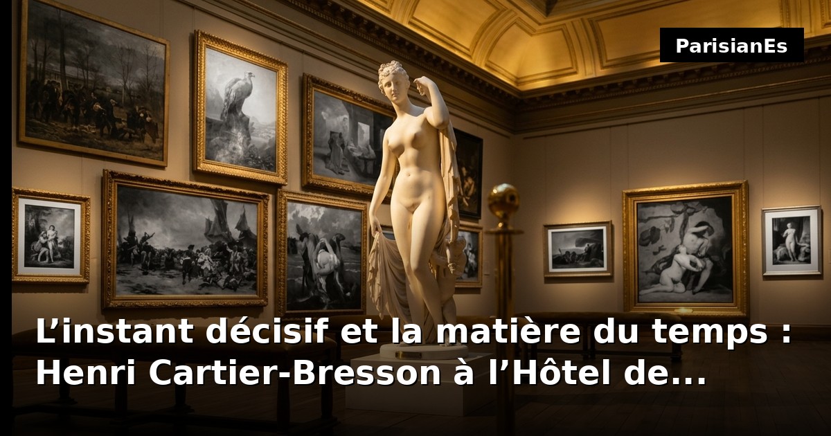 L’instant décisif et la matière du temps : Henri Cartier-Bresson à l’Hôtel de Caumont