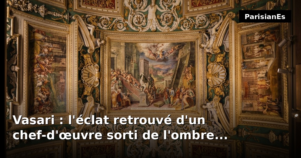 Vasari : l'éclat retrouvé d'un chef-d'œuvre sorti de l'ombre
