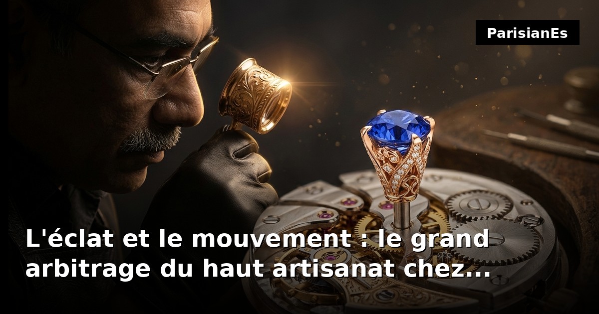 L'éclat et le mouvement : le grand arbitrage du haut artisanat chez Richemont