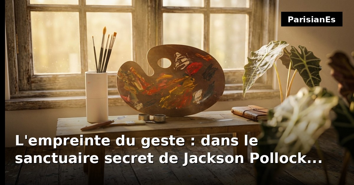 L'empreinte du geste : dans le sanctuaire secret de Jackson Pollock et Lee Krasner